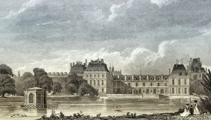 Framed Print : The Royal Chateau de Fontainebleau Framed Print : The Royal Chateau de Fontainebleau