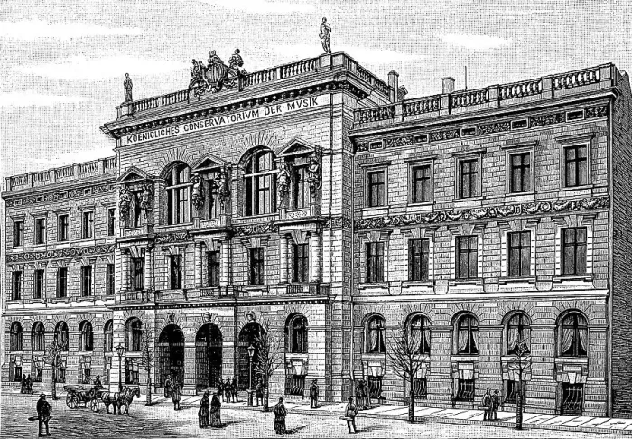 Framed Print : The Royal Conservatory of Music in Leipzig