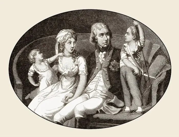 Framed Print : The royal couple Frederick William III Framed Print : The royal couple Frederick William III
