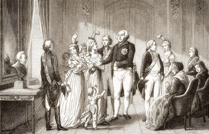 Framed Print : The royal couple Frederick William III