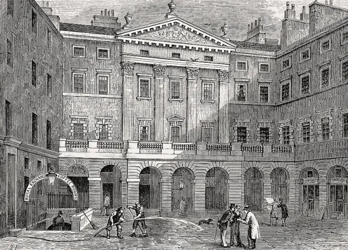Framed Print : The Royal Exchange, Edinburgh, Scotland Framed Print : The Royal Exchange, Edinburgh, Scotland