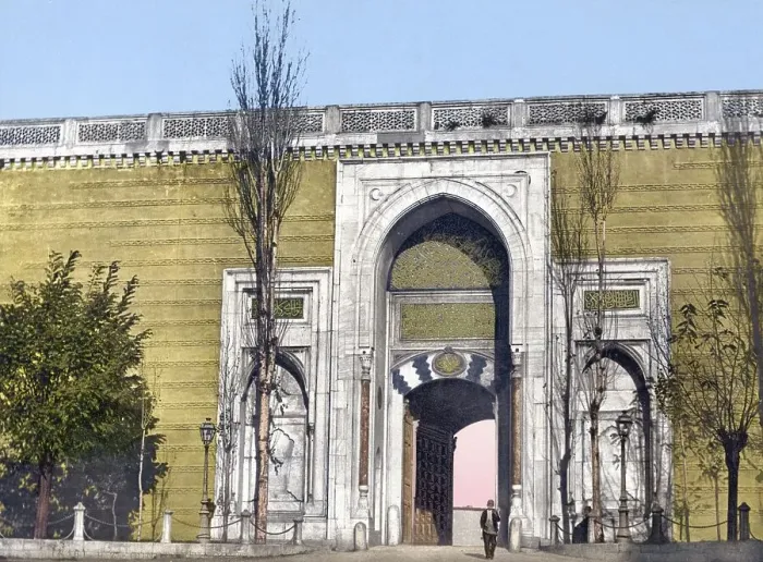 Framed Print : Royal Gate at the Topkapi Palace in Constantinople