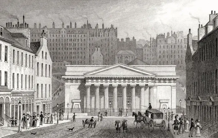 Framed Print : Royal Institution, from Hanover Street Framed Print : Royal Institution, from Hanover Street