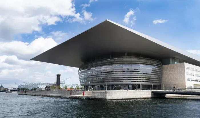 Framed Print : Royal Opera Copenhagen on the island of Holmen