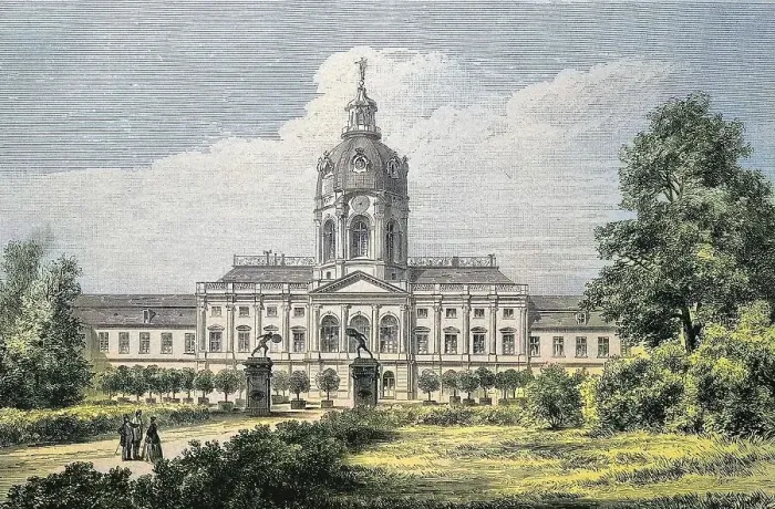 Framed Print : The Royal Palace in Charlottenburg Framed Print : The Royal Palace in Charlottenburg