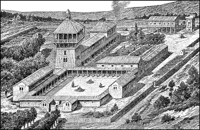 Framed Print : Royal palace in Merovingian times Framed Print : Royal palace in Merovingian times