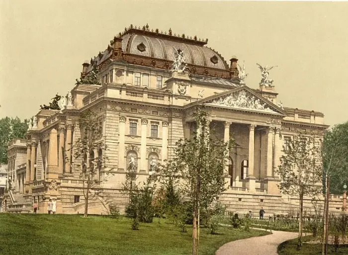 Framed Print : Royal Playhouse, Opera House in Wiesbaden