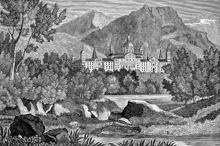 Framed Print : The Royal Site of San Lorenzo de El Escorial