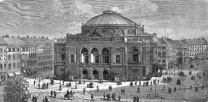Framed Print : The Royal Theatre in Copenhagen Framed Print : The Royal Theatre in Copenhagen