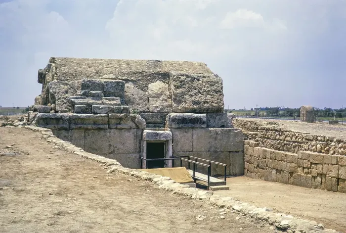 Framed Print : Royal tombs at ancient city of Salamis, Famagusta, Northern Cyprus, Europe 1973