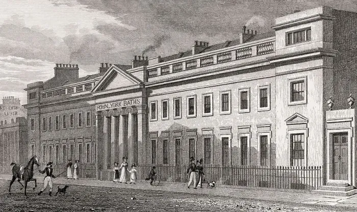 Framed Print : The Royal York Baths, Regent's Park