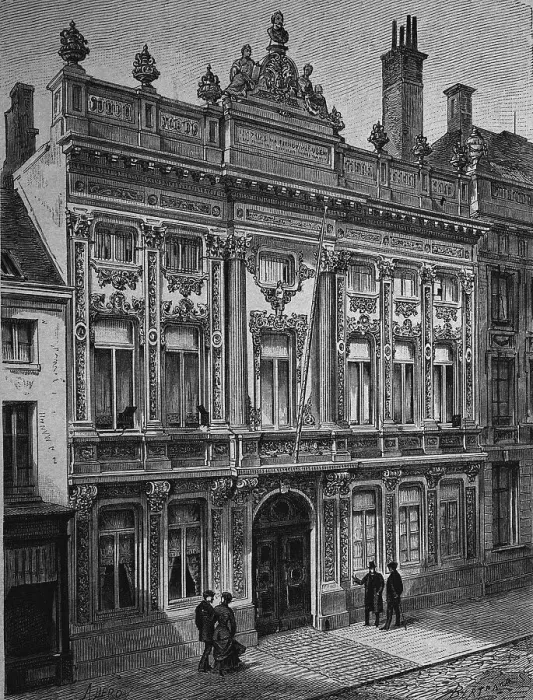 Framed Print : Rubens House in Antwerp, Belgium