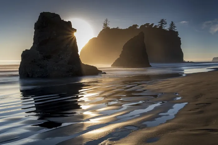 Framed Print : Ruby Beach, Olympic Nationalpark, Washington, USA