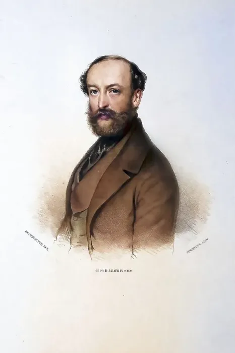 Framed Print : Rudolf Graf Apponyi von Nagyappony (born 1 August 1812 in Karlsruhe)