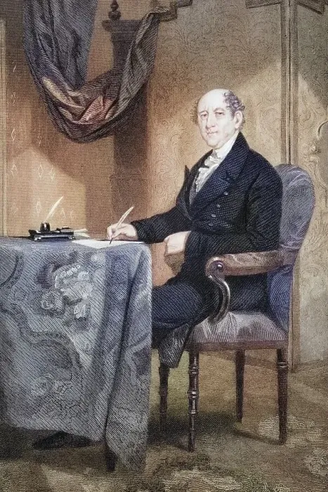 Framed Print : Rufus King (born 24 March 1755 in Scarborough)