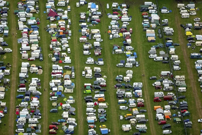 Framed Print : Ruhrpott Rodeo, car park, caravan site Framed Print : Ruhrpott Rodeo, car park, caravan site