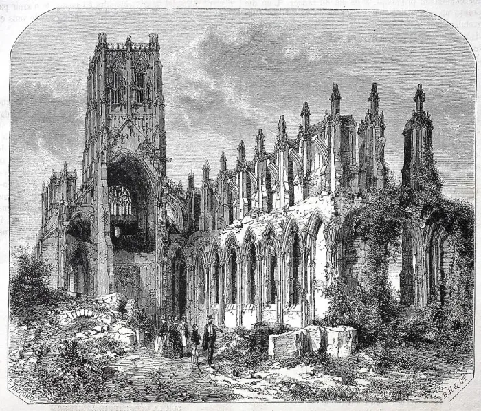 Framed Print : Ruin of the church Saint Bertin Framed Print : Ruin of the church Saint Bertin