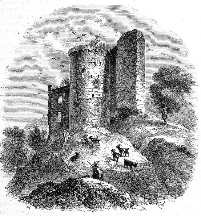 Framed Print : Ruin of the Saint-Laurent Church