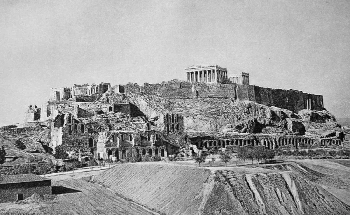 Framed Print : Ruins of the Acropolis of Athens