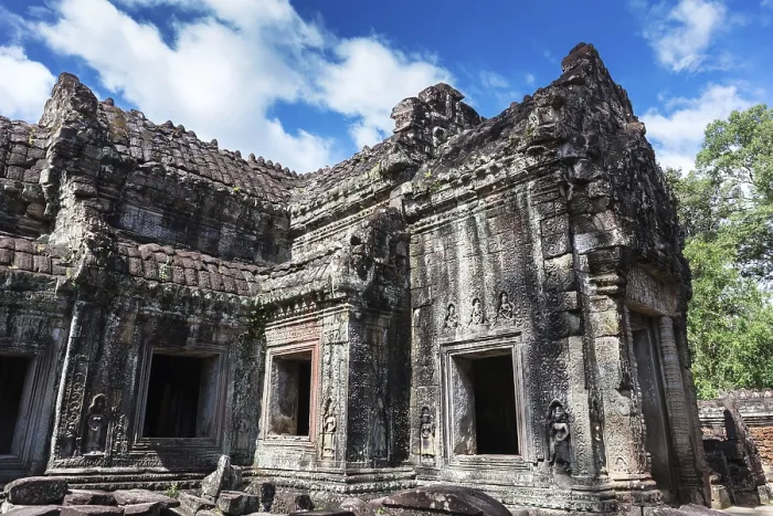 Framed Print : Ruins ancient Preah Khan temple in Angkor Framed Print : Ruins ancient Preah Khan temple in Angkor