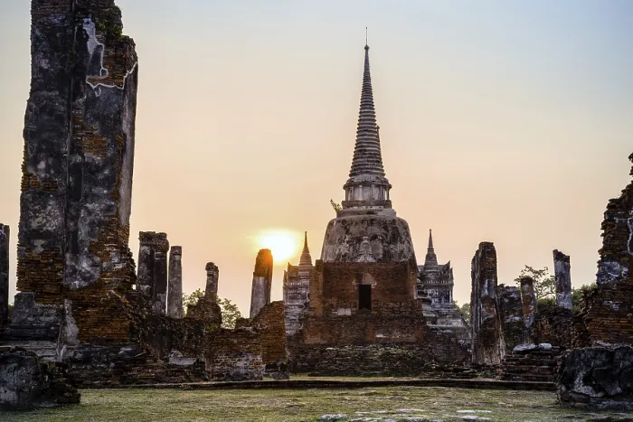 Framed Print : Ruins and pagoda ancient architecture of Wat Phra Si Sanphet old temple famous attractions during sunset at Phra Nakhon Framed Print : Ruins and pagoda ancient architecture of Wat Phra Si Sanphet old temple famous attractions during sunset at Phra Nakhon