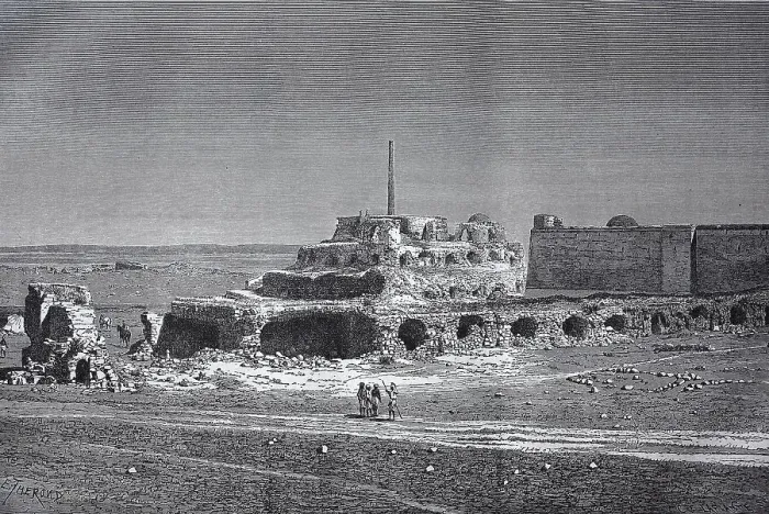 Framed Print : Ruins of the Palace of Feroze in 1880 Framed Print : Ruins of the Palace of Feroze in 1880