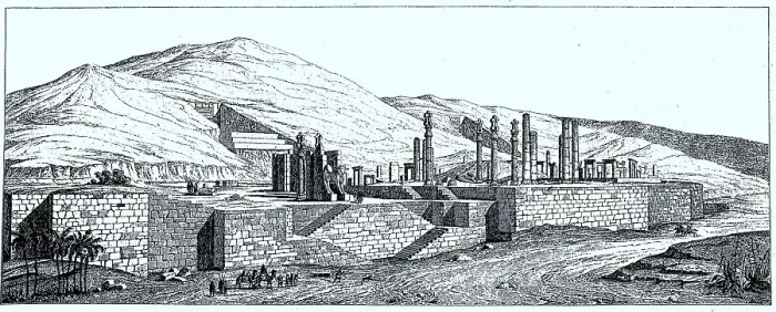 Framed Print : The ruins of Persepolis, Iran, Persia