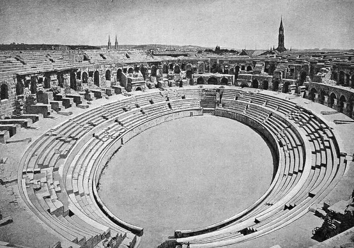 Framed Print : Ruins of the Roman arena in Nimes Framed Print : Ruins of the Roman arena in Nimes