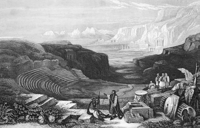 Framed Print : Ruins of Selah or Petra, Jordan Framed Print : Ruins of Selah or Petra, Jordan