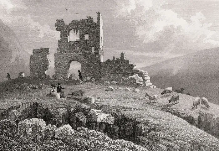 Framed Print : Ruins of St Anthony's Chapel