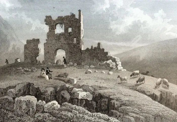 Framed Print : Ruins of St Anthony's Chapel