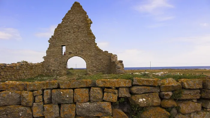 Framed Print : Ruins of St Britta chapel, Oland, Sweden
