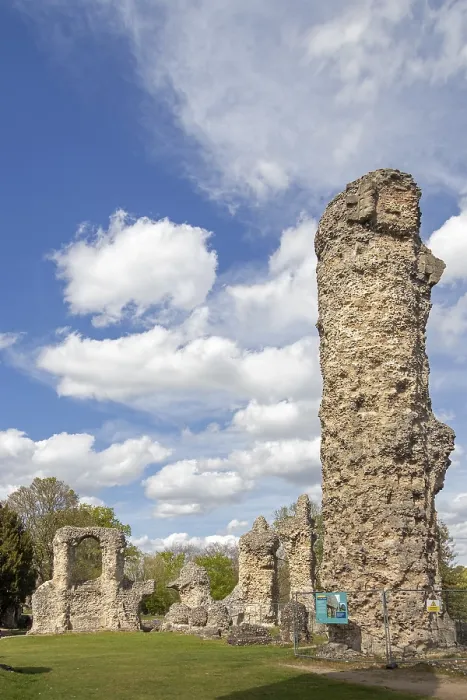 Framed Print : Ruins, St Edmund's Abbey, Bury St Edmunds