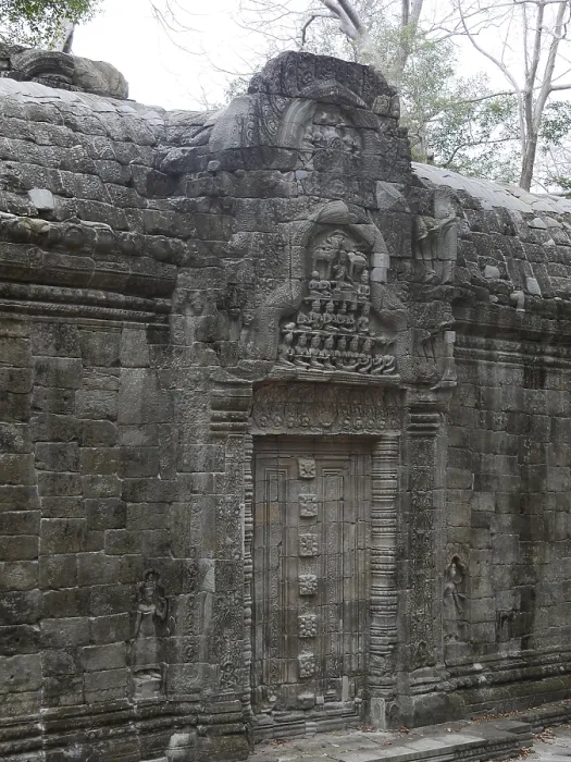 Framed Print : Ruins at Ta Prohm Temple, Siem Reap Province