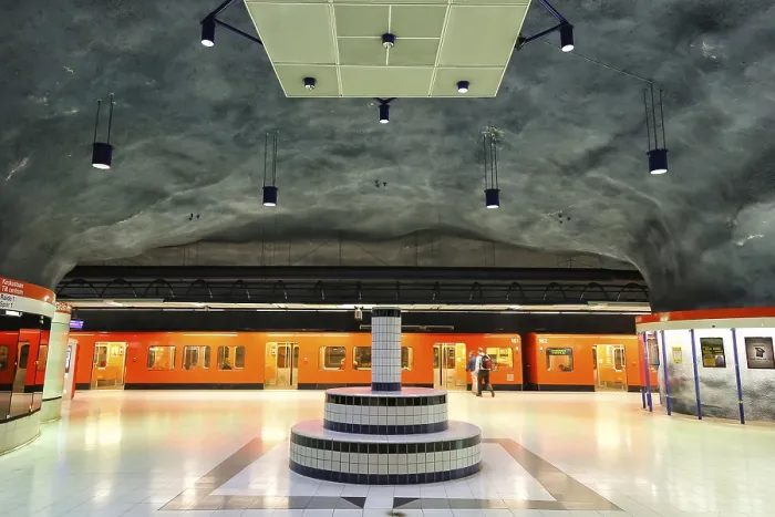 Framed Print : Ruoholahti Metro Station Subway Stop in Helsinki Framed Print : Ruoholahti Metro Station Subway Stop in Helsinki