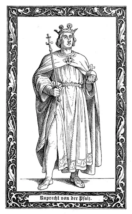 Framed Print : Ruprecht of the Palatinate, 1352-1410