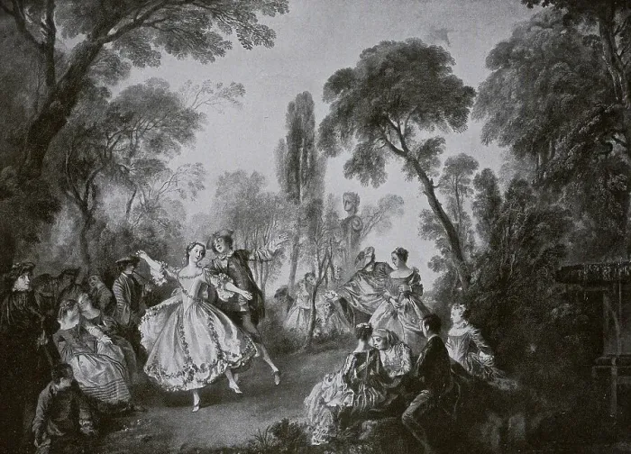 Framed Print : Rural feast in 18th century France Framed Print : Rural feast in 18th century France