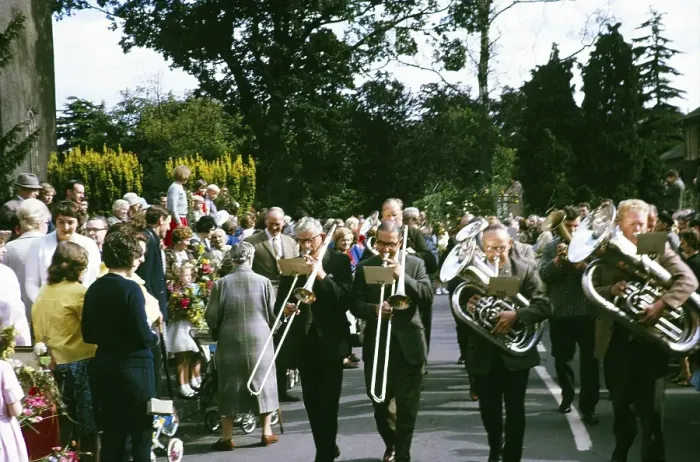 Framed Print : Rushbearing Ceremony, Grasmere, Lake District National Park, Cumberland, Cumbria, England in 1965 Framed Print : Rushbearing Ceremony, Grasmere, Lake District National Park, Cumberland, Cumbria, England in 1965