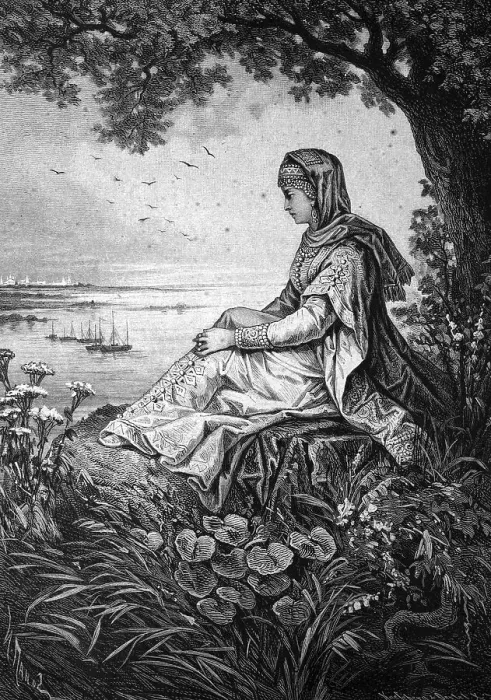 Framed Print : Russian Boyarina, 16th century