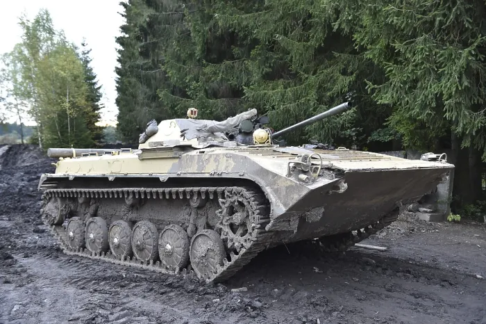 Framed Print : Russian tank BMP, BMP-1 in the field at a classic car meeting in Benneckenstein Framed Print : Russian tank BMP, BMP-1 in the field at a classic car meeting in Benneckenstein