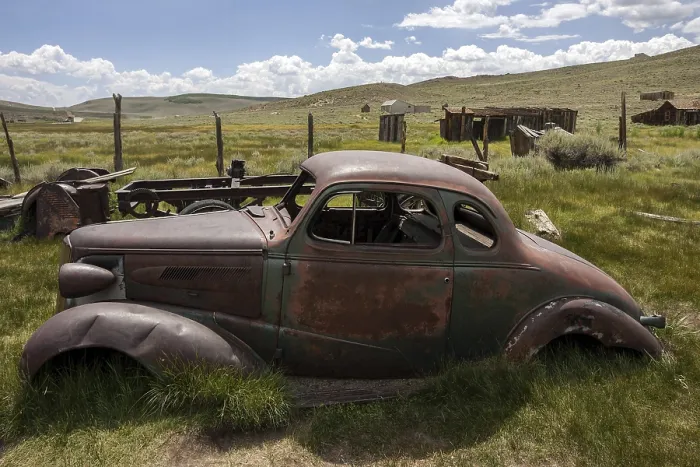 Framed Print : Rusted old car built in the 30s Framed Print : Rusted old car built in the 30s