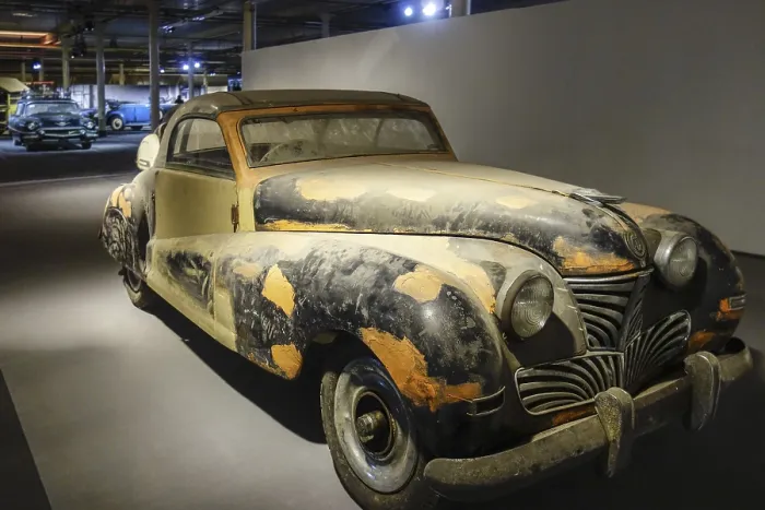 Framed Print : Rusty and dusty 1947 Delahaye 148L Oblin