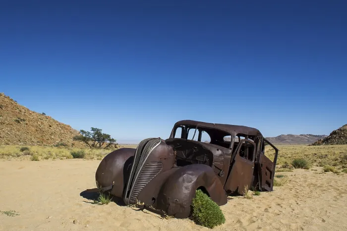 Framed Print : The rusty wreck of a Hudson Terraplane