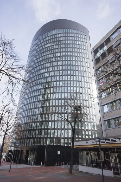 Framed Print : RWE Tower in Dortmund, Germany, Europe