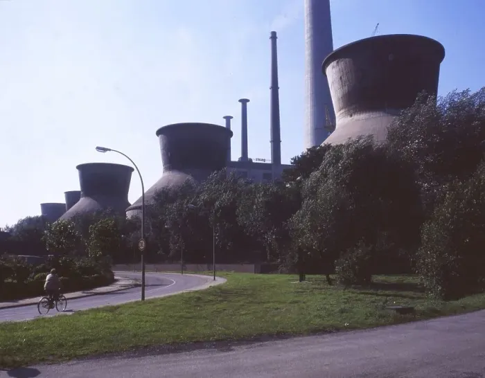 Framed Print : Saarland. Industrial scenery Saargebeit ca. 1986 Framed Print : Saarland. Industrial scenery Saargebeit ca. 1986