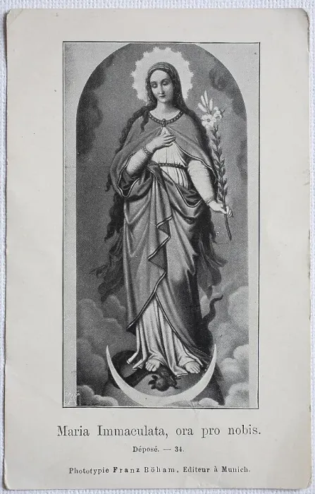 Framed Print : Sacred image, Maria Immaculate Framed Print : Sacred image, Maria Immaculate