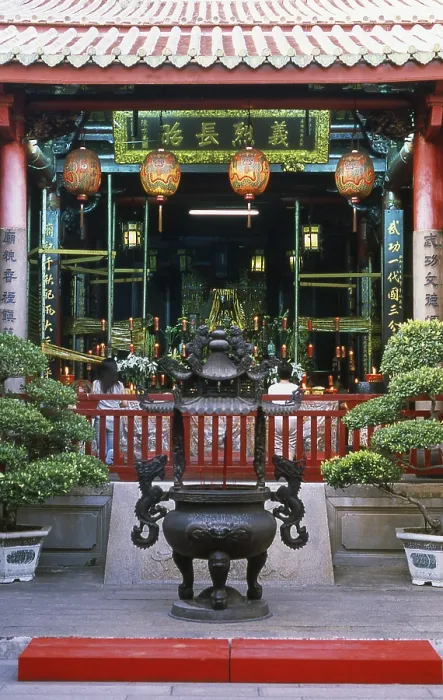 Framed Print : The Sacrificial Rites Martial Temple also known as the State Temple of the Martial God was originally built in 1665