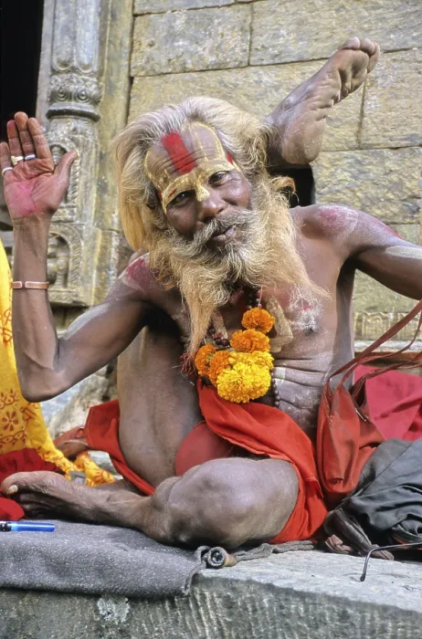 Framed Print : Sadhu, religious man in Nepal Framed Print : Sadhu, religious man in Nepal