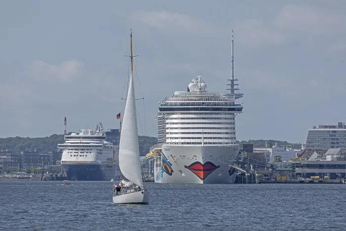 Framed Print : Sailing boat, ferry, cruise ship AIDA nova Framed Print : Sailing boat, ferry, cruise ship AIDA nova