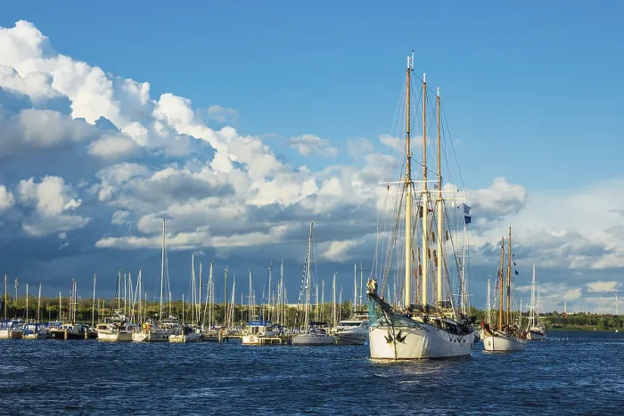 Framed Print : Sailing ships at the Hanse Sail in Rostock Framed Print : Sailing ships at the Hanse Sail in Rostock